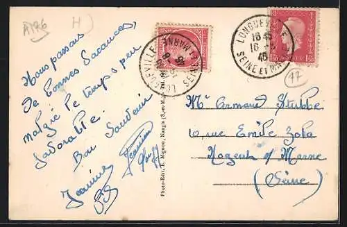AK Soisy-Bouy, Maison Suzanne et rue principale