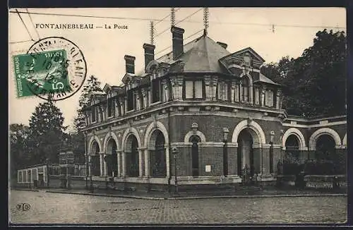 AK Fontainebleau, La Poste