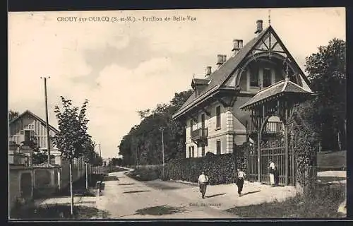 AK Crouy-sur-Ourcq, Pavillon de Belle-Vue