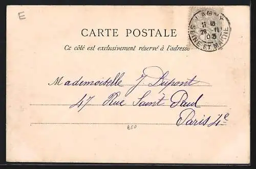 AK Claye, Grande Rue animée avec habitants et commerces