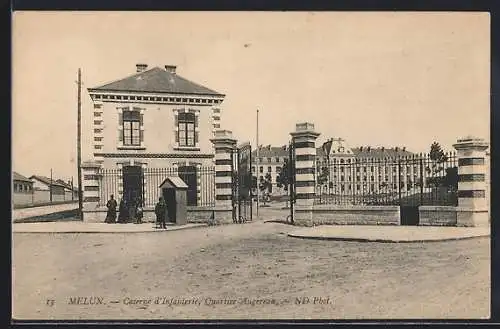 AK Melun, Caserne d`Infanterie, Quartier Augereau