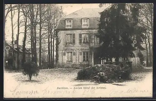 AK Barbizon, Ancien Hôtel des Artistes