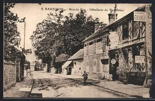 AK Barbizon, Grande Rue, Hôtellerie du Bas-Bréau