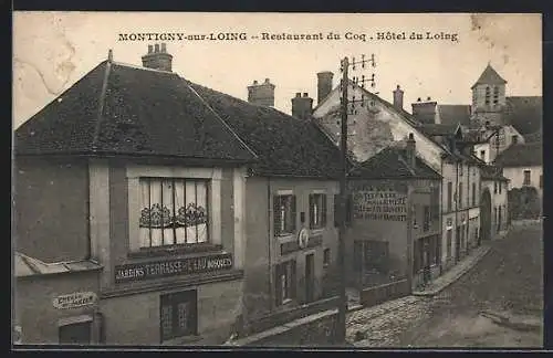 AK Montigny-sur-Loing, Restaurant du Coq et Hôtel du Loing