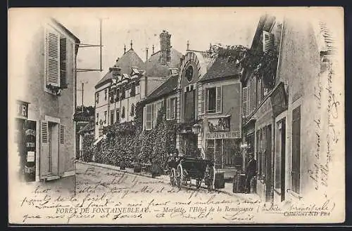 AK Marlotte, L`Hôtel de la Renaissance dans la Forêt de Fontainebleau