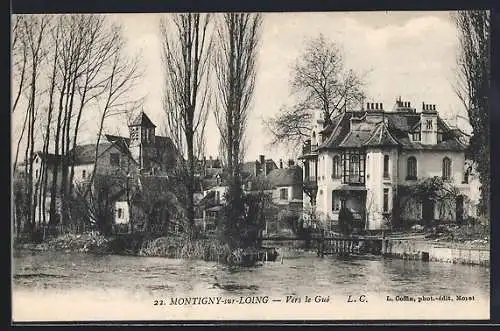 AK Montigny-sur-Loing, Vers le Gué