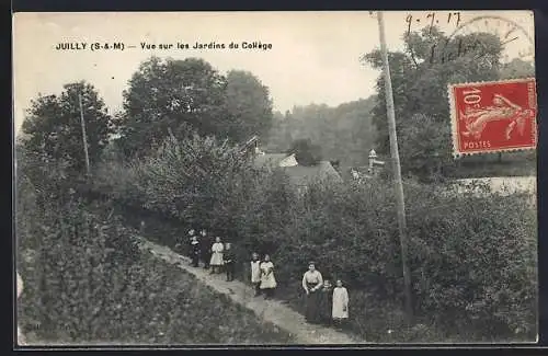 AK Juilly, Vue sur les Jardins du Collège