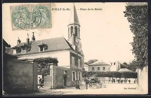 AK Juilly, Place de la Mairie