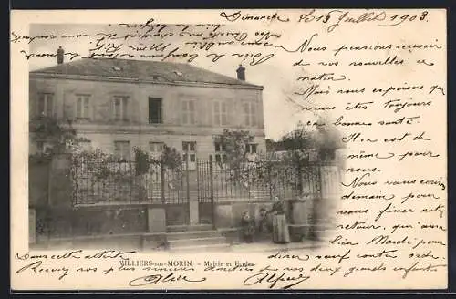 AK Villiers-sur-Morin, Mairie et École