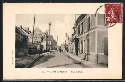 AK Villiers-sur-Morin, Rue de Paris