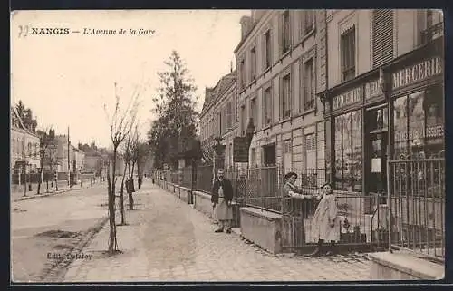 AK Nangis, L`avenue de la Gare