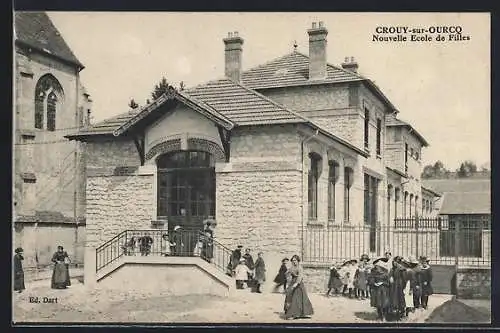 AK Crouy-sur-Ourcq, Nouvelle École de Filles