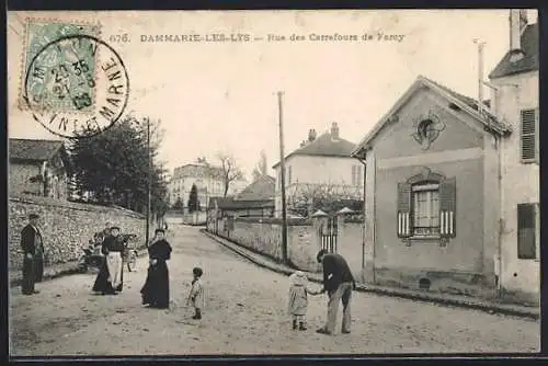 AK Dammarie-les-Lys, Rue des Carrefours de Faery