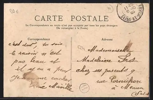 AK Citry, Rue de l`Église avec habitants en scène quotidienne