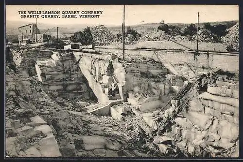 AK Barre, VT, The Wells-Lamson Quarry Company, Granite Quarry