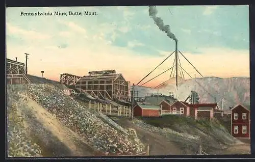 AK Butte, MT, Pennsylvania Mine