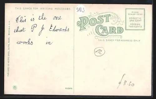 AK Butte, MT, Pennsylvania Mine