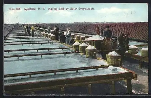 AK Syracuse, NY, Making Salt by Solar Evaporation