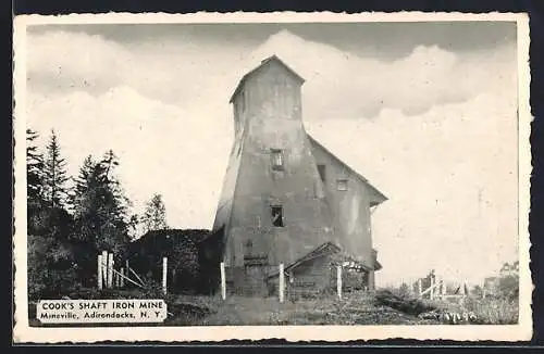 AK Mineville /Adirondacks, NY, Cook`s Shaft Iron Mine