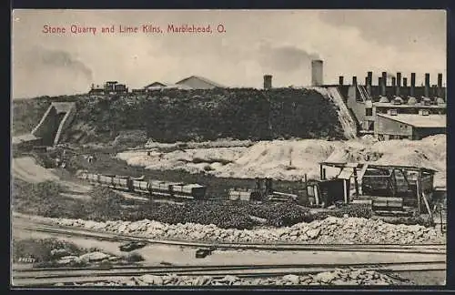 AK Marblehead, OH, Stone Quarry and Lime Kilns