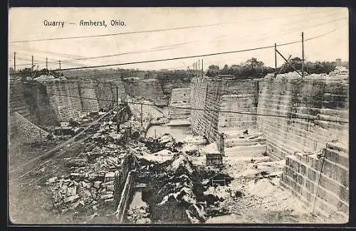 AK Amherst, OH, View of the quarry