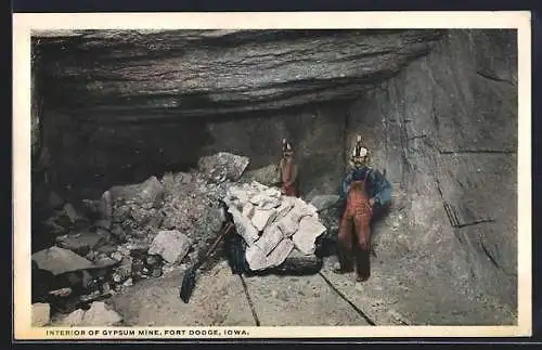 AK Fort Dodge, IA, Interior of Gypsum Mine