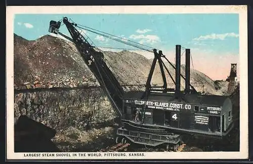 AK Pittsburg, KS, Largest Steam Shovel in the World