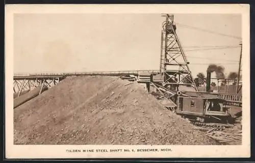 AK Bessemer, MI, Tilden Mine Steel Shaft No. 6