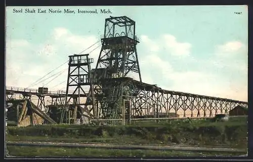 AK Ironwood, MI, Steel Shaft East Norrie Mine