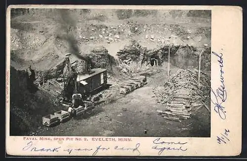 AK Eveleth, MN, Fayal Mine, Open pit no. 2