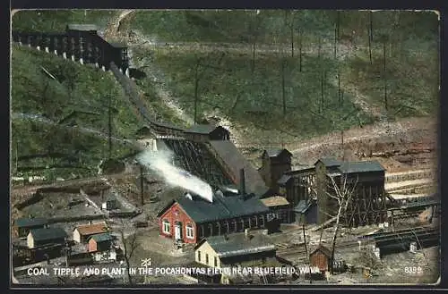 AK Bluefield, WV, Coal Tipple and Plant in the Pocahontas Field