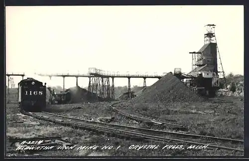 AK Crystal Falls, MI, Hiawatha Iron Mine No. 1