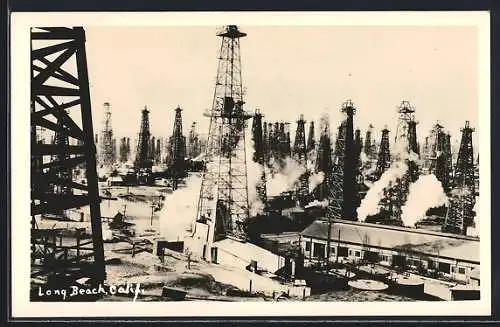 AK Long Beach, CA, View of the Oil Field