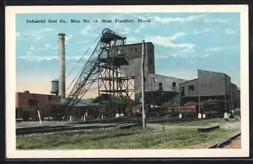 AK West Frankfort, IL, Industrial Coal Co. Mine no. 18