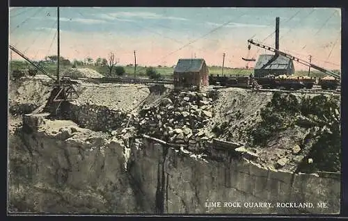 AK Rockland, ME, Lime Rock Quarry