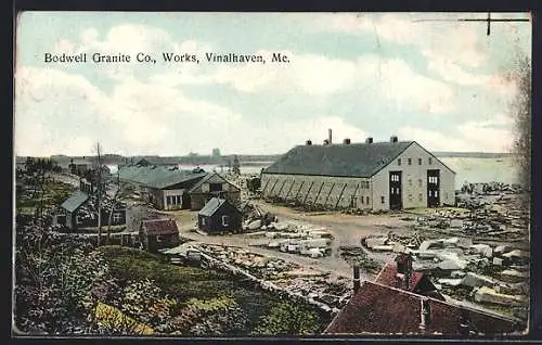 AK Vinalhaven, ME, Bodwell Granite Co., Works