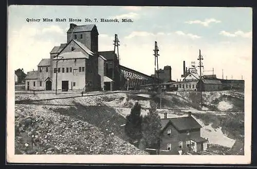 AK Hancock, MI, Quincy Mine Shaft House No. 7