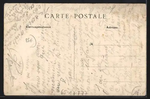 AK Crécy-en-Brie, La gare