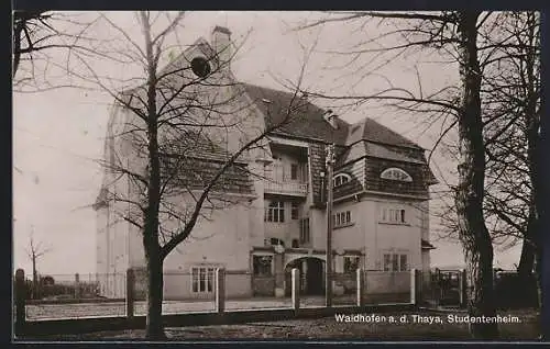 AK Waidhofen a. d. Thaya, Partie am Studentenheim