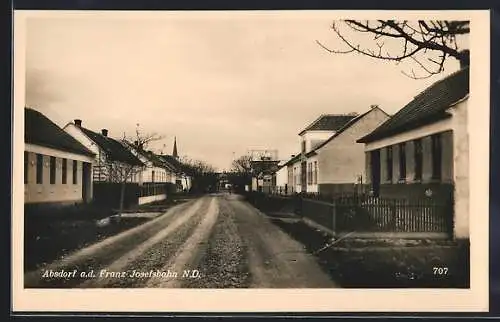 AK Absdorf a.d. Franz Josefsbahn, Strassenpartie