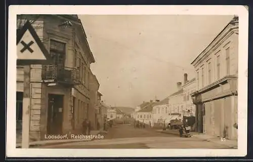 AK Loosdorf, Partie in der Reichsstrasse