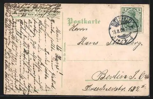 AK Prinz Wilhelm von Preussen auf Pony