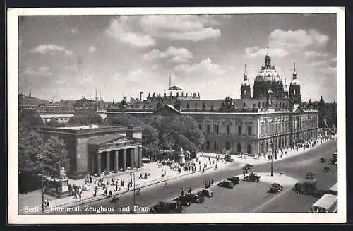 AK Berlin, Zeughaus, Ehrenmal und Dom