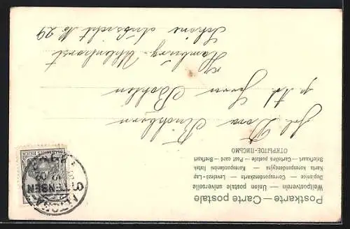 AK Zwerge teilen die Post aus, Prosit Neujahr