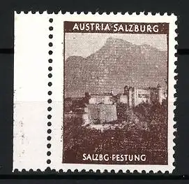 Reklamemarke Salzburg, Austria-Salzburg, Festung