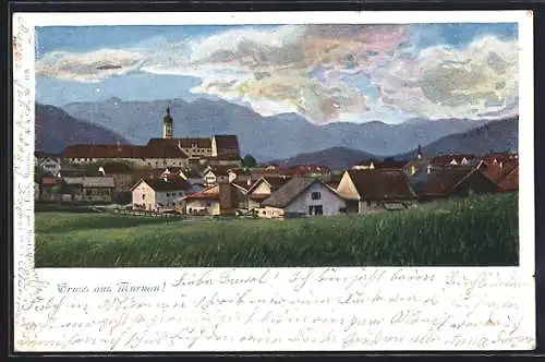 AK Murnau / Staffelsee, Panorama