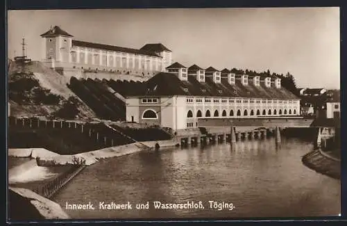 AK Töging / Inn, Innwerk, Kraftwerk und Wasserschloss