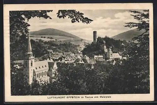 AK Eppstein / Taunus, Panoramablick vom Malerplatz aus