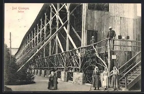 AK Bad Kissingen, Kgl. Saline und Arbeiterinnen