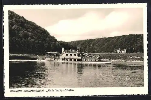 AK Karlshafen, Motorschiff Hecht, Oberweser-Dampfschiffahrt